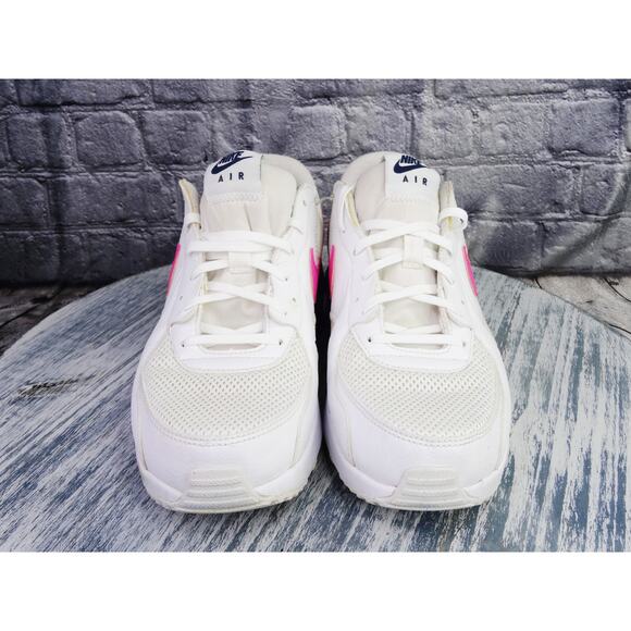 Nike Air Max Excee White/Pink Women 10.5 Used Very Good Condition No Box - Picture 1 of 11